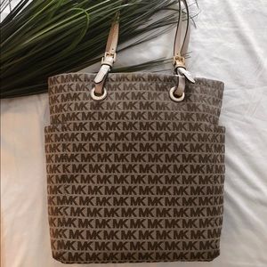 Authentic Michael Kors Monogrammed Tote